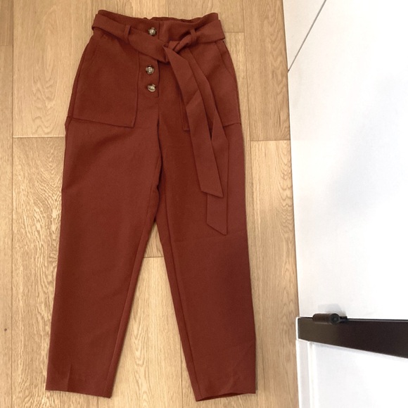 Dynamite Tie Paperbag Pants - Picture 2 of 6